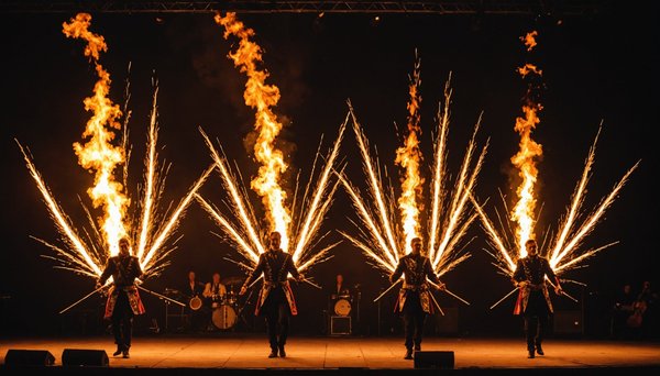 Émerveillez-vous avec nos spectacles de feu inoubliables